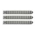 Picture of DV8 Offroad 2007-2018 Jeep JK Silver Rail Style Door Handle Inserts - Set Of 3