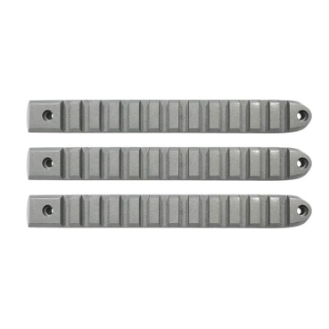 Picture of DV8 Offroad 2007-2018 Jeep JK Silver Rail Style Door Handle Inserts - Set Of 3