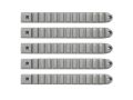 Picture of DV8 Offroad 2007-2018 Jeep JK Silver Rail Style Door Handle Inserts - Set Of 5