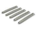 Picture of DV8 Offroad 2007-2018 Jeep JK Silver Rail Style Door Handle Inserts - Set Of 5