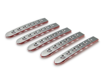 Picture of DV8 Offroad 2007-2018 Jeep JK Aluminum Stick On Door Handle Inserts - Set Of 5