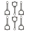 Picture of K1 Technologies Forged BMW 140mm 22 Pin H-Beam Connecting Rod Kit - Set of 6