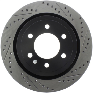 Picture of StopTech Slotted & Drilled Sport Brake Rotor - Rear Left