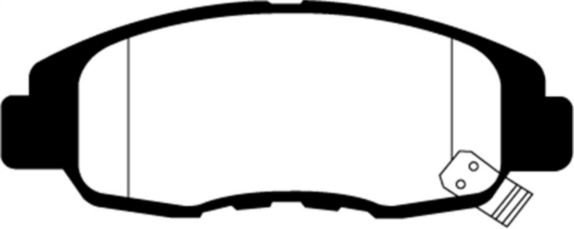 Picture of EBC 05-07 Ford F250 (inc Super Duty) 5.4 (2WD) Redstuff Front Brake Pads