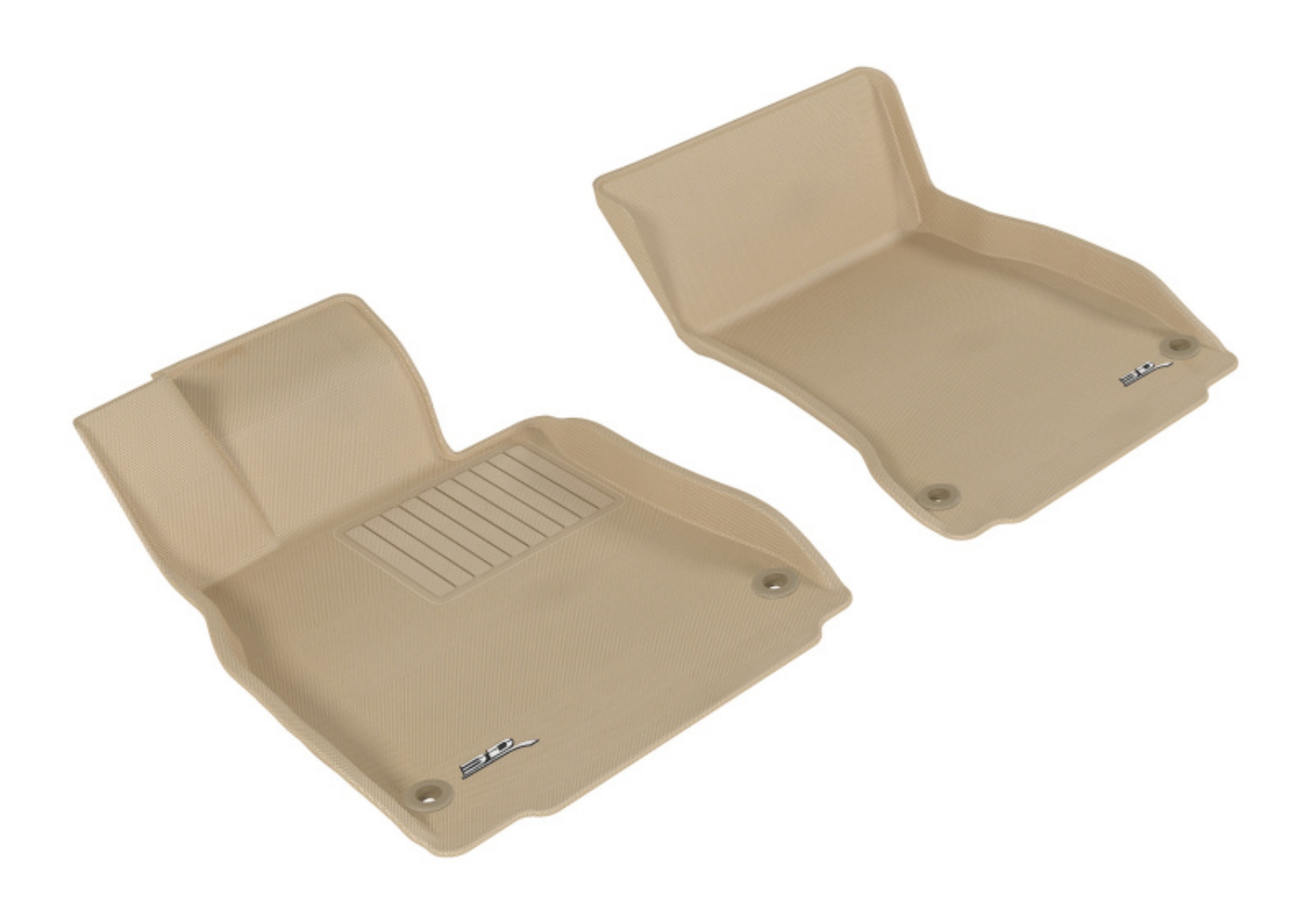 Picture of 3D MAXpider 2014-2019 Mercedes-Benz S-Class W222 Kagu 1st Row Floormat - Tan