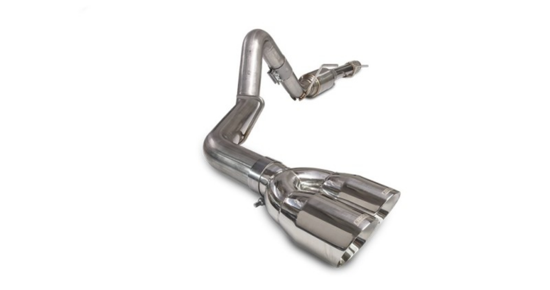 Picture of Carven 10-18 GMC Sierra 1500 5.3L (DC Std/CCSB 5.7ft) Competitor Series CB w/Dual 4in Tip - Polished