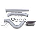 Picture of Banks Power 17-19 Ford 6.7L F250/350/450 4in Monster Exhaust System - Single Exit w/ Chrome Tip