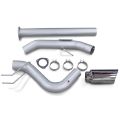 Picture of Banks Power 17-19 Ford 6.7L F250/350/450 4in Monster Exhaust System - Single Exit w/ Chrome Tip