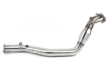 Picture of Perrin 02-14 Subaru WRX / 04-21 STI (EJ) 304SS 3in. Down Pipe w/Cat (Slip Fit Rear/Divorced WG)