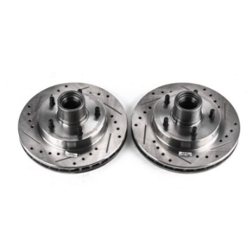 Picture of Power Stop 79-81 Buick Century Front Evolution Drilled & Slotted Rotors - Pair