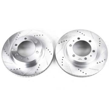Picture of Power Stop 03-09 Toyota 4Runner Front Evolution Drilled & Slotted Rotors - Pair