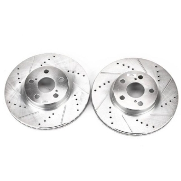 Picture of Power Stop 09-10 Pontiac Vibe Front Evolution Drilled & Slotted Rotors - Pair