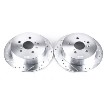 Picture of Power Stop 04-10 Toyota Sienna Rear Evolution Drilled & Slotted Rotors - Pair