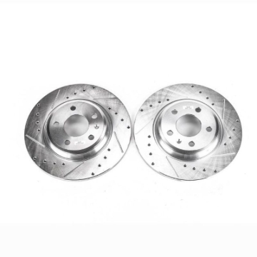 Picture of Power Stop 09-19 Audi A4 Rear Evolution Drilled & Slotted Rotors - Pair