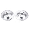 Picture of Power Stop 91-03 Ford Escort Rear Evolution Drilled & Slotted Rotors - Pair