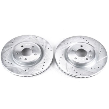 Picture of Power Stop 09-11 Ford Flex Front Evolution Drilled & Slotted Rotors - Pair