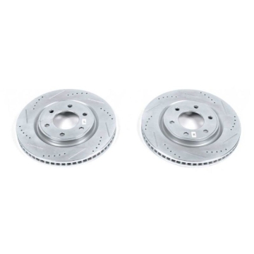 Picture of Power Stop 11-13 Infiniti QX56 Front Evolution Drilled & Slotted Rotors - Pair
