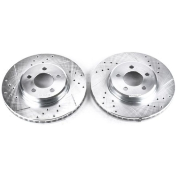 Picture of Power Stop 05-19 Chrysler 300 Front Evolution Drilled & Slotted Rotors - Pair