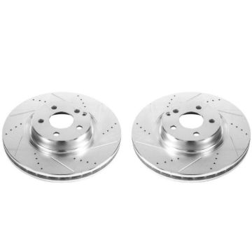 Picture of Power Stop 07-09 Mercedes-Benz E350 Front Evolution Drilled & Slotted Rotors - Pair