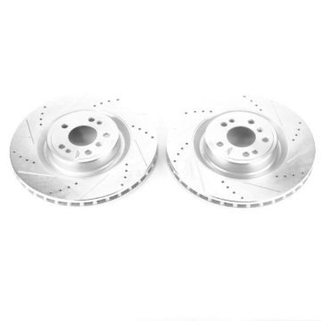 Picture of Power Stop 13-16 Mercedes-Benz GL350 Front Evolution Drilled & Slotted Rotors - Pair