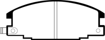 Picture of EBC 94-95 Honda Passport 2-6 Greenstuff Front Brake Pads