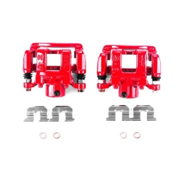 Picture of Power Stop 11-15 Hyundai Sonata Rear Red Calipers w-Brackets - Pair