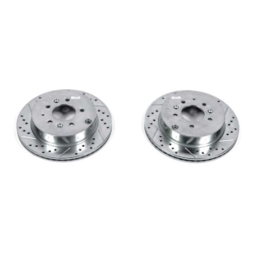 Picture of Power Stop 07-12 Mazda CX-7 Rear Evolution Drilled & Slotted Rotors - Pair