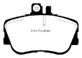 Picture of EBC 94-95 Mercedes-Benz C220 W202 2-2 Redstuff Front Brake Pads