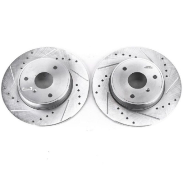 Picture of Power Stop 08-16 Smart Fortwo Front Evolution Drilled & Slotted Rotors - Pair