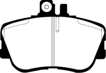Picture of EBC 94-95 Mercedes-Benz C220 W202 2-2 Ultimax2 Front Brake Pads