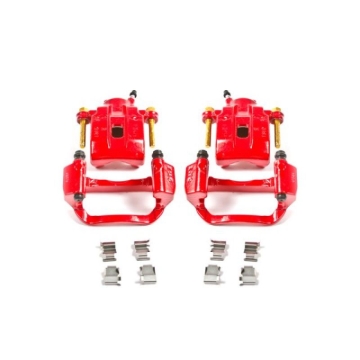 Picture of Power Stop 08-15 Toyota Sequoia Rear Red Calipers w-Brackets - Pair