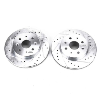 Picture of Power Stop 03-05 Kia Rio Front Evolution Drilled & Slotted Rotors - Pair