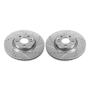 Picture of Power Stop 12-15 Land Rover Range Rover Evoque Front Evolution Drilled & Slotted Rotors - Pair