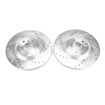 Picture of Power Stop 16-18 BMW X1 Front Evolution Drilled & Slotted Rotors - Pair