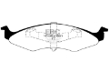 Picture of EBC 94-96 Dodge Neon 2-0 4 Stud Wheels Greenstuff Front Brake Pads