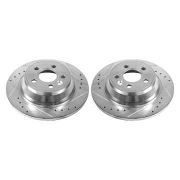 Picture of Power Stop 07-11 Volvo S80 Rear Evolution Drilled & Slotted Rotors - Pair