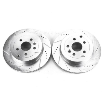 Picture of Power Stop 08-12 Land Rover LR2 Rear Evolution Drilled & Slotted Rotors - Pair