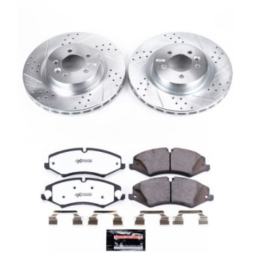 Picture of Power Stop 2017 Land Rover Discovery Front Z36 Truck & Tow Brake Kit