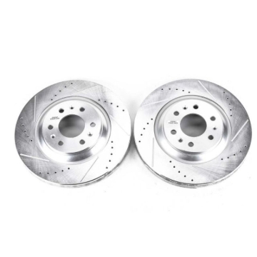 Picture of Power Stop 04-09 Cadillac SRX Front Evolution Drilled & Slotted Rotors - Pair