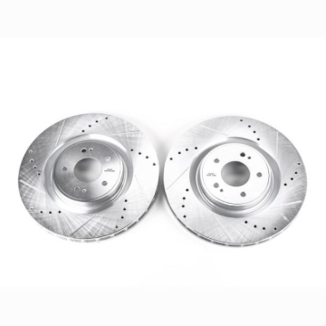 Picture of Power Stop 2008 Mitsubishi Lancer Front Evolution Drilled & Slotted Rotors - Pair