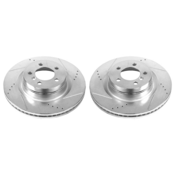 Picture of Power Stop 06-09 Land Rover Range Rover Front Evolution Drilled & Slotted Rotors - Pair