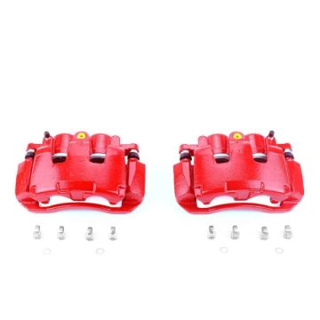 Picture of Power Stop 07-09 Chrysler Aspen Front Red Calipers w-Brackets - Pair
