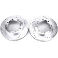 Picture of Power Stop 90-00 Chevrolet K3500 Front Evolution Drilled & Slotted Rotors - Pair