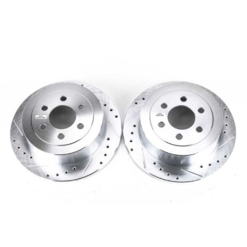 Picture of Power Stop 03-04 Dodge Dakota Rear Evolution Drilled & Slotted Rotors - Pair