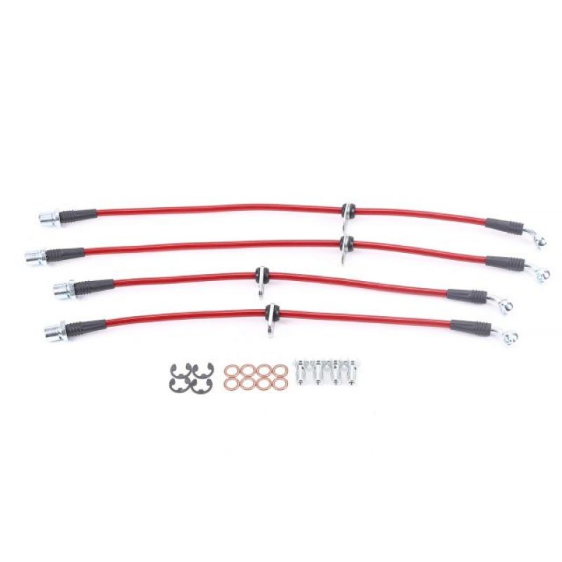 Picture of Power Stop 15-17 Subaru WRX Front & Rear SS Braided Brake Hose Kit
