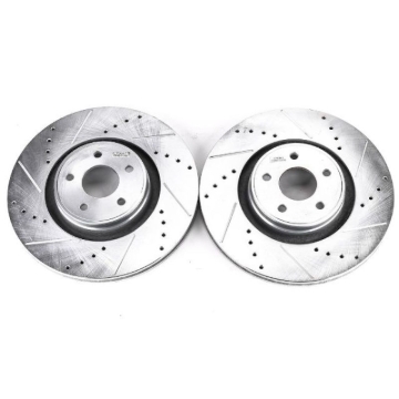 Picture of Power Stop 13-18 Ford Focus Front Evolution Drilled & Slotted Rotors - Pair