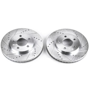 Picture of Power Stop 05-10 Ford Mustang Front Evolution Drilled & Slotted Rotors - Pair