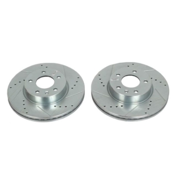 Picture of Power Stop 13-18 Cadillac ATS Front Evolution Drilled & Slotted Rotors - Pair