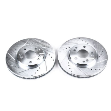 Picture of Power Stop 90-93 Mercedes-Benz 300SL Front Evolution Drilled & Slotted Rotors - Pair