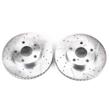 Picture of Power Stop 05-15 Toyota Tacoma Front Evolution Drilled & Slotted Rotors - Pair